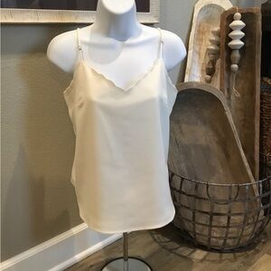 J. Crew Elegant Cream Women's Top Sz 6